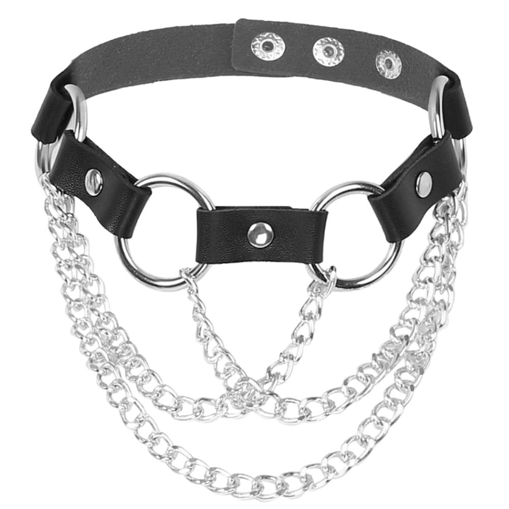 Zac's Alter Ego - Rings and Chains foulard - Noir